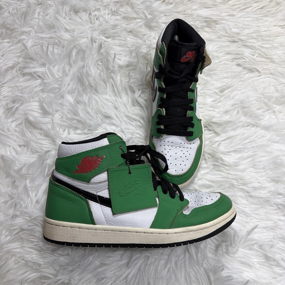 Nike Air Jordan 1 Retro High OG Lucky‎ Green Sz 8 Retro DB4612-300 Active Casual